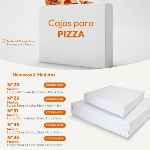 CAJAS DE PIZZA CAJAS DE PIZZA