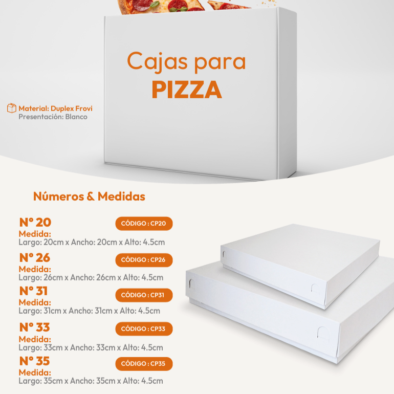 CAJAS DE PIZZA