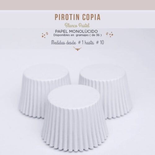 PIROTINES COPIA O PASTEL C/. BLANCO