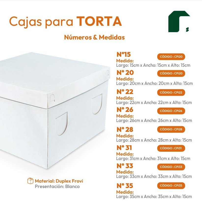 CAJAS DE TORTA