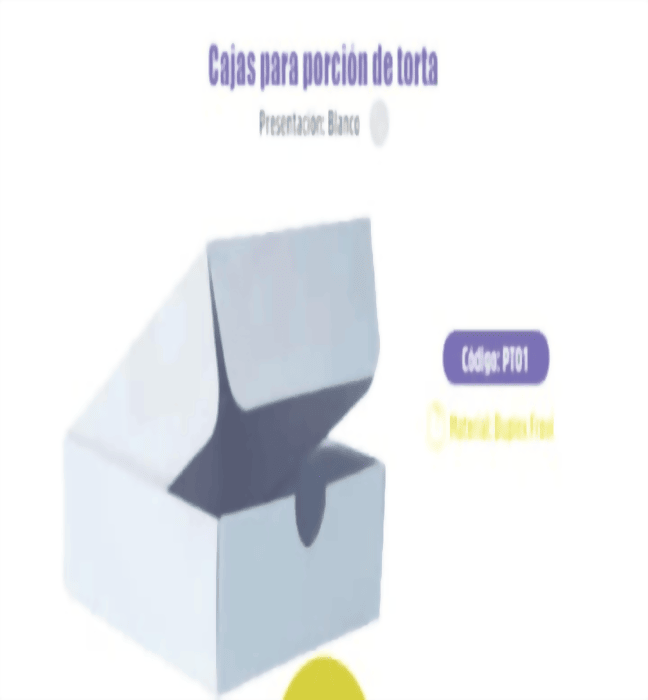 CAJAS DE TORTA PORCIÓN