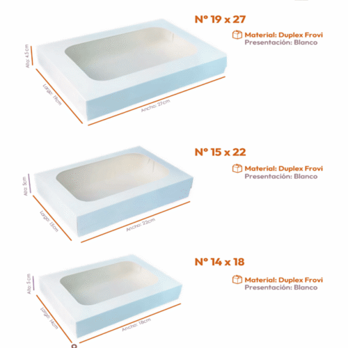 CAJAS MULTIUSO CON VENTANA (1) CAJAS MULTIUSOS C/. VENTANA - 1 PZA